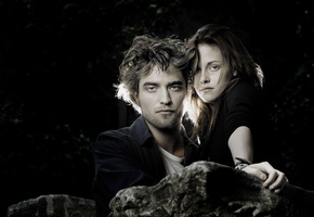 Роберт паттинсон, киноактеры, сумерки, кристен стюарт, пара