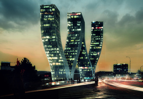 окна, дом, обои, Буква, w, креатив