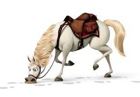 конь, лошадь, Рапунцель