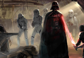 штурмовики, лазерный, Star wars, мальчик, дарт вейдер, меч
