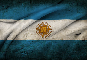 флаг, солнце, Аргентина, старый