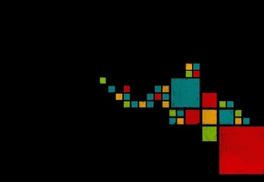 кубики, чёрный, абстракция, разные, Фон