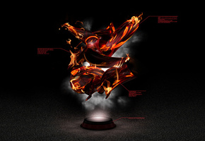 буквы, огонь, Lava, цифры