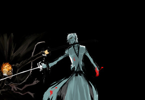 блич, Аниме, ичиго, борьба, тёмная сторона