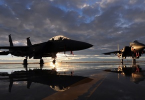 самолет, истребитель, mcdonnell douglas f-15 eagle, Самолеты