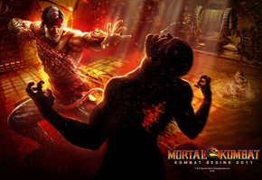 Mortal kombat, арт, liu kang