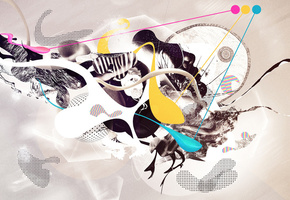 арт, коллаж, Абстракция, креатив, обои