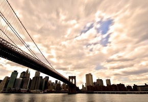 бруклинский мост, brooklyn bridge, нью йорк, manhattan, New york