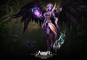 посох, Aion, чародейка, перья, крылья