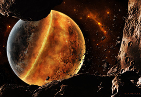 Катастрофа, обломки, метеориты