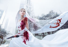 The 3rd birthday, aya brea, parasite eve, кровь, айя бреа, белое