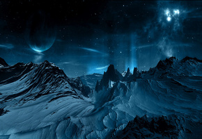 звезды, Горы, созвездие, планета