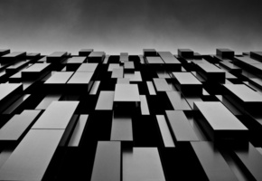 Рендеринг, визуализация, чб, rendering, фигуры