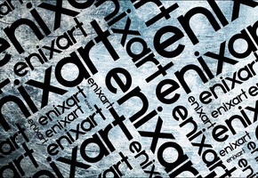 надпись, стиль, Enixart