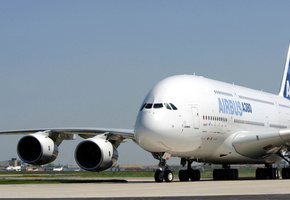 гигант, a380, Airbus, самолет