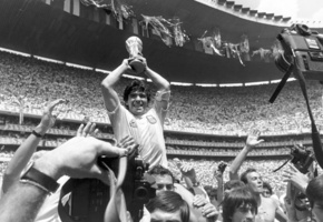 maradona, футболист, радость, футбол, марадона, Черно-белый