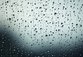 капли, вода, Стекло, свет