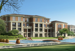 особняк, дом, дача, Девушка, бассейн