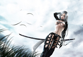 фентези, девушка, Рисунок