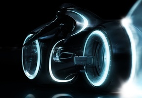 неон, светоцикл, трон, lightcycle, legacy, след, Tron