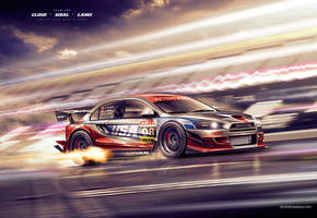 спорт, evolution, evo, mitsubishi, Dtm, авто фото, лансер, авто, lancer