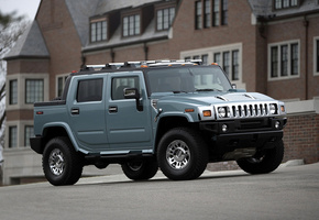 Hummer h2, улица, город