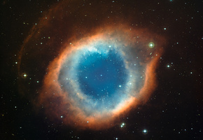 helix nebula, Улитка, спиральная, туманность, ngc 7293