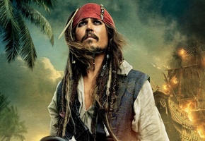 pirates of the caribbean on stranger tides, Johnny depp, captain jack sparrow