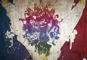 звезда, люди, разноцветные, Найк