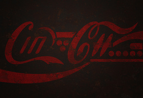 Coca, металл, будущее, логотип, ржавчина, cola, краска