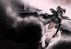 аранкар, Bleach, кентавр, нелл, рога, аниме, блич, скелет