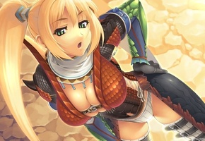 аниме, обои, girl, грудь, sexy, девушка, секси, Anime