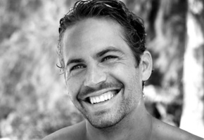 пол уокер, актер, Paul walker, черно - белый