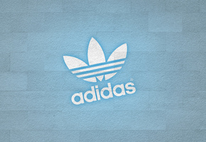 стена, Adidas, лого