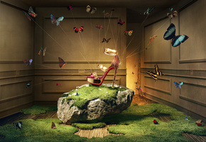 christian louboutin, босоножки, Khuong nguyen, реклама туфелек