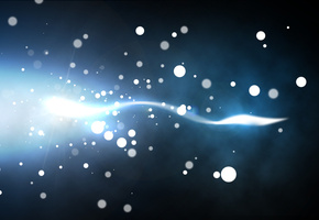 свет, волна, фигуры, круги, свечение, abstraction, Абстракции