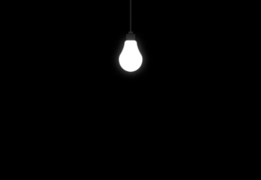 лампочка, минимализм, свечение, свет, Лампа