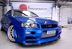 r34, auto wallpapers, cars, тачки, Nissan, skyline, gtr, ниссан, авто обои