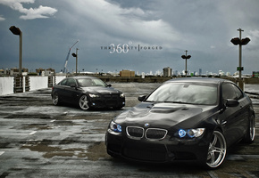 360 forged, черная м3 обои, Bmw m3