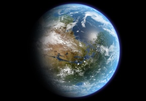 планета, вода, воздух, Марс, терраформированный