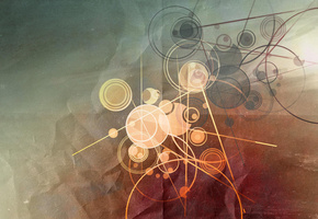 арт, круги, линии, обои, Абстракция, графика, фон