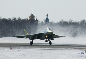 сухой, ввс рф, истребитель, самолет, Т-50