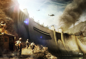 оружие, вооружение, группа, военные, Солдаты