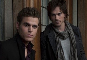 stefan, The vampire diaries, damon, сериалы