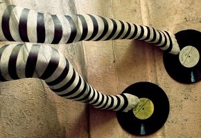 полосы, пластинки, Невидимка, ноги, креативно