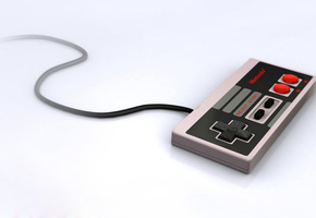 Nintendo, джойстик, провод