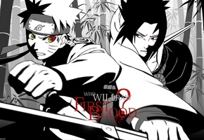 наруто, Naruto, надписи, катана, кунай, саске