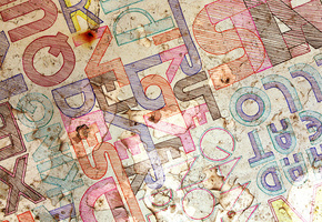 Fontastic, буквы, надписи