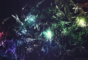 glow, fusion, картинки для рабочего стола, петли, dark, Слияние, взрывы, explosions, loop, темнота, glimpses, свечение, обои на рабочий стол, проблески