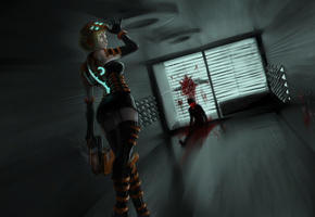 фантастика, оружие, аниме, Девушки